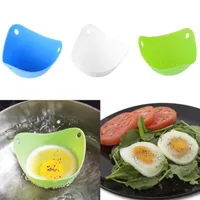 1p Egg Tool Siliconen Egg Poacher Cup Pancake Egg Poach Pods DIY Bakken Cookware Eggs Boiler Kitchen gebruiksvoorwerp Accessoires