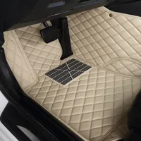 Para Mitsubishi Outlander Sport 2013 ~ 2018 esteiras de piso de carro de couro Tapete impermeável