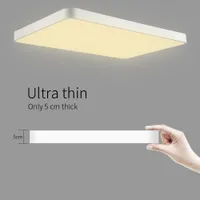 Lampe de plafond à LED 72W Ultra mince LAMPE DE SALLE SIMPLE MODERNE MODERNE MODER