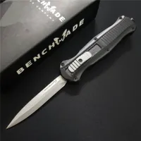 Mini acción benchmade infiel automática de doble cuchillos cuchillo 3350 3300 3310 3310BK D2 acero doble hoja EDC bolsillo táctico equipo de supervivencia