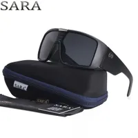steampunk SARA خمر التنين نظارات شمسية رجالية الرياضة حملق نظارات شمسية 7 ألوان صامد للريح درع إطار حالة oculos الأصل gafas D18101302