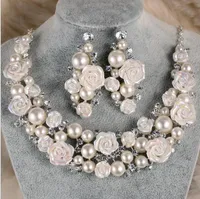 Accesorios nupciales Tiaras Collar de pelo Pendientes Accesorios Conjuntos de joyería de boda Precio barato estilo de moda novia pelo Pin corona