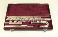 Jupiter JFL-5011E C Tune Flauto 16 chiavi fori flauti chiusi flauto placcato argento con custodia e piccole teste curve spedizione gratuita