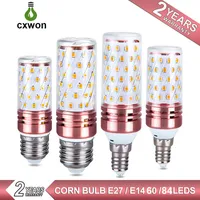 LED Corn Lamp 8W 12W 16W 185-265V E27 E14 1000-1999lm Hög ljusa kandelabra LED-lampor Tre färger i en majslampa