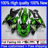 Injection For KAWASAKI ZX-14R 2012 2013 2014 2015 2016 2017 25MY.5 ZZR1400 ZX 14R ZZR-1400 ZX14R 12 13 14 15 16 17 Stock green OEM Fairing