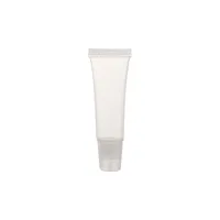 8 ml de plástico transparente vacío trompetas suaves recargables bálsamo labial lápiz labial botella de brillo recipientes cosméticos caja de maquillaje DHL