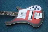 Venta caliente Ricken Bass Electric Guitar Backer Vintage Rojo, Bajo Pro Eléctrico Pro, Envío Gratis Guitarra Real Pictures