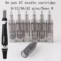 NEW 9/12/36/42 pin nano cartridge for A7 dr pen Replacement micro Needle screw Cartridges For Dr Derma Pen Auto Microneedle System