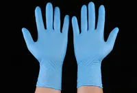 ゴムクリーニング手袋粉フリーニトリルラテックス手袋使い捨て滑り止め試験便利なディスペンサーニトリルグローブ1LOT100ピースVT0294