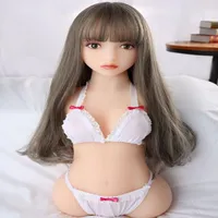 Véritable TPE 60cm * 25cm * 12cm mannequin femelle moitié corps solide poupée silicone poupée silicone inversée bijoutine modèle modèle sexy d205
