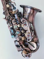2020 Yeni Yüksek kaliteli Soprano saksofon Yanagisawa S991 Sax Bb Müzik Aletleri Çocuk Yetişkin Antik bakır Soprano Gigt Sax
