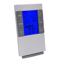 Nova Chegada Digital Wireless LCD Termômetro Higrómetro Eletrônico Interno Temperatura Temperatura Medidor Estação Tempo LZ0691