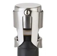 Aço inoxidável rolhas de vinho Vacuum Wine Sealed Bottle Stoppers plug pressiona o tipo Cap Champagne Tampa armazenamento HHA990