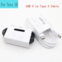 OEM Not 10 USB-C Cable Note20 Plus PD QC3.0 Hızlı Şarj Kabloları Tip-C Hızlı Şarj Kartı