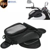 Motorrad 4 Magnetic Öl Fuel Tank Bag Motorradtaschen Satteltasche Wasserdicht