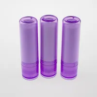 Atacado LB02-4.8g roxo Mini Esvaziar Lip Balm vara tubo tubo de plástico, vazio Cosmetic Container Tubes