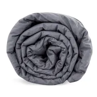 Subrtex 100% Cotton Weighted Blanket Cooling Schwere Decke mit Glasperlen Ruhiges Schlafen für Erwachsene