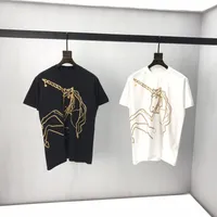 20ss diseñador de moda camiseta para hombre t shirt marca caballo imprimido camiseta hip-hop muti-estilo manga corta mujer hombres superior pasaporte