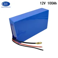 12v 3s Lithium Battery 12v 100Ah for 5000mah 26650 Li Ion Scooter Battery Electric Bike 350w motor + 2A Tax Free Charger