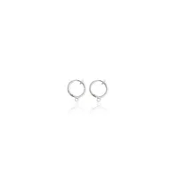20PCS Argent plaqué clip non-piercing Boucles d'oreilles Hoop Spring 13mm