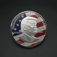 Donald Trump Gold Coin Commemorative Coin Make America Great Again Coin 45th 2020 President Election Metal Badge Craft Supply VT0635