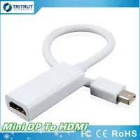 Thunderbolt Mini Display Port DisplayPort DP Masculino para HD Feminino Mini DP Conversor Adaptador Cabo para Apple MacBook PC MQ50