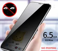 9H Tempered Anti Peep Privacy Glass Screen Protector Film for iPhone 6, 6s,7, 8 Plus, X, Xs ,XR, Xs Max