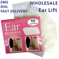 En gros de 100pcs / lot de lot d'oreille Support Tape Care Care Perfect pour se protéger des boucles d'oreilles lourdes