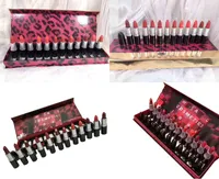 En stock Nuevo maquillaje de alta calidad Lipstick 12 fashiond color = 1 set edición Edición de lipstick DHL envío gratis