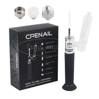 CPENAIL Dab Wax Vaporizer Starter Kit Portable Oil Rig Glass Bongs Ceramic Quartz Electric GR2 Pure Titanium E Cigarette