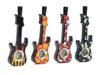Creative Zinc Alloy Mapping Guitar Moulding Pipe with Cover Spot Wholesale Multicolor Violin Metal Pipe