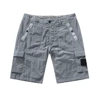 Konng Gonng -stijl shorts van merken merk in zomer metaal nylon casual losse broek snel drogen strand pant herenkleding