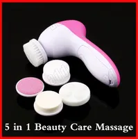 Cleansing tools 5 in 1 Beauty Care Massage Multifunction Electric Face Facial Cleansing Brush Spa Mini Skin Care massage Brush face care