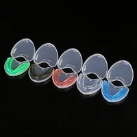 Красочные спортивные спортивные капчики рта охраны зубов защиты для боевых искусств Тайский бокс баскетбол безопасности