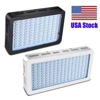 1000 W Full Spectrum LED Grow Light Square Double Chip LED Grow Light voor Hydroponics Plant Growing Lights White Housing Body of Black