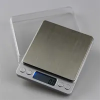 2000G / 0.1G LCD المحمولة البسيطة الرقمية الالكترونية جداول الجيب حالة البريد الحديقة مجوهرات ميزان الوزن مقياس رقمي