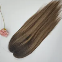 Бесплатная доставка Горячая распродажа индивидуальный выделенный цвет моно кружева с PU вокруг человеческих волос Топперы для прореживания волос женщин