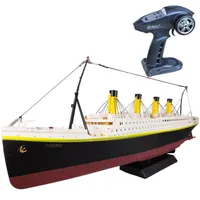 RC Boat 1: 325 Titanic Sea Grand Cruise Ship 3d Century Titanic Story Classic Love Story RC Boat High Simulación Barco Modelo Juguetes Y200317