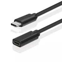 2 sztuk / partia USB 3.1 Typ C Mężczyzna do USB 3.1 Typ C Female Extension Data Cable 1m