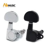 Sealed-gear Acoustic Electric Guitar String Tuning Pegs Tuners Machine Head - Big Semicircle Button