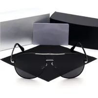 Gunmetal de lujo con cepillado Gafas de sol Piloto Sunnenbrille des Lunettes de Soleil Mens Designer Sun Gafas Occhiali da Sole Nuevo con caja