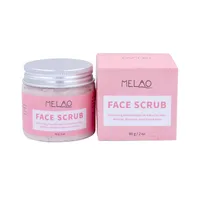 Mildt ansikte Exfoliating Face Scrub 60g Massage Cream Dead Skin Remover Fuktgivande Exfoliating Scrub Cream 6PCS