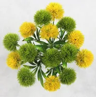 Tige simple pissenlit fleurs artificielles pissenlit fleur en plastique décorations de mariage longueur environ 26 cm table centres