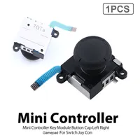 Mini-Controller-dauerhafter Gamepad-Button-Kappe links rechts Gamepad 3D-Thumb-Joystick-Zubehör einfach für Switch Freude Con mit Opp-Tasche