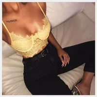 Sexy Underwear Women Sheer Lace Bandage Bra Thin Seamless Wire Free Bralette Breathable Bustier Adjusted Brassiere Lingerie