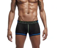 جوكميل الملاكمين مرونة الشبكة الداخلية ملابس داخلية الرجال الملاكمين Homme Cueca Boxer Shorts مثير أرجاء الرجال من الذكور مثلي الجنس Pantie 4piece/lot