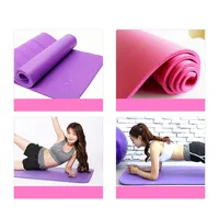 En stock Tapis de yoga Yoga Pliable exercice tapis anti-dérapant épais Pad Fitness Pilates Mat pour le fitness Maigrir écharpe porte-dropship