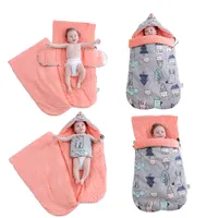 De bebé dormir qualidade Cotton Bag Animal dos desenhos animados Baby Stroller Sleeping Bag Envelopes cadeira de rodas para recém-nascido