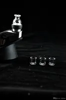 Hookahs Nya 20 mm glas toppinsats kolhydratlock med bubbelboll dabber universal mössor för xl xxl kvartsrökning vattenrör
