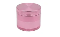 Pink Herb broyeur Concasseur Tobacco Smoke Smoke Accessoires Meulage en métal 50mm (1.97inch) 55mm (2.17 pouce) 63mm (2.48 pouce)